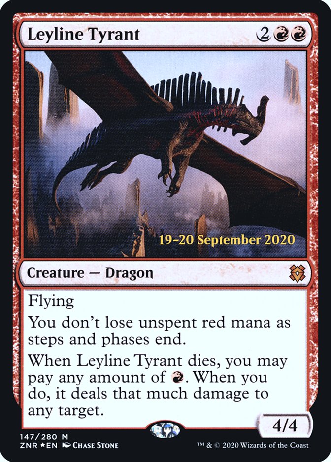 Leyline Tyrant [Zendikar Rising Prerelease Promos] | Exor Games Truro