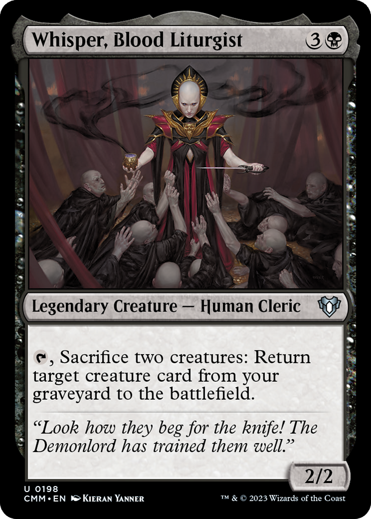 Whisper, Blood Liturgist [Commander Masters] | Exor Games Truro