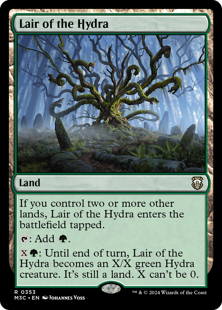 Lair of the Hydra (Ripple Foil) [Modern Horizons 3 Commander] | Exor Games Truro