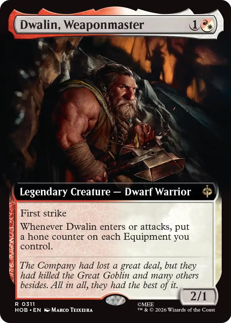 Dwalin, Weaponmaster (Extended Art) [The Hobbit] | Exor Games Truro
