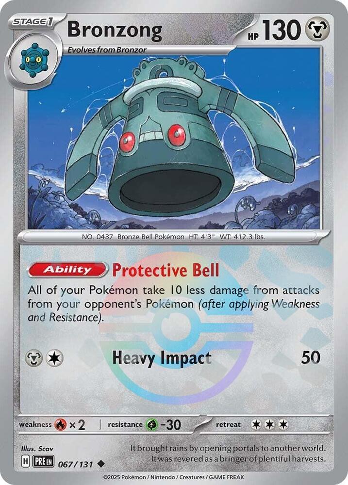 Bronzong (067/131) (Poke Ball Pattern) [Scarlet & Violet: Prismatic Evolutions] | Exor Games Truro