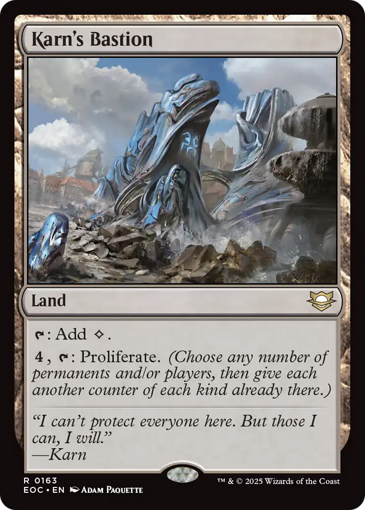 Karn's Bastion [Edge of Eternities Commander] | Exor Games Truro