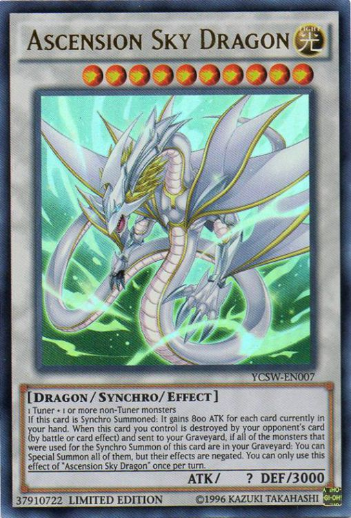 Ascension Sky Dragon [YCSW-EN007] Ultra Rare | Exor Games Truro