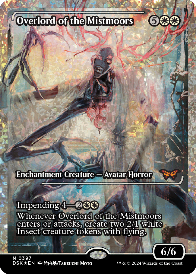 Overlord of the Mistmoors (Japan Showcase Fracture Foil) [Duskmourn: House of Horror] | Exor Games Truro