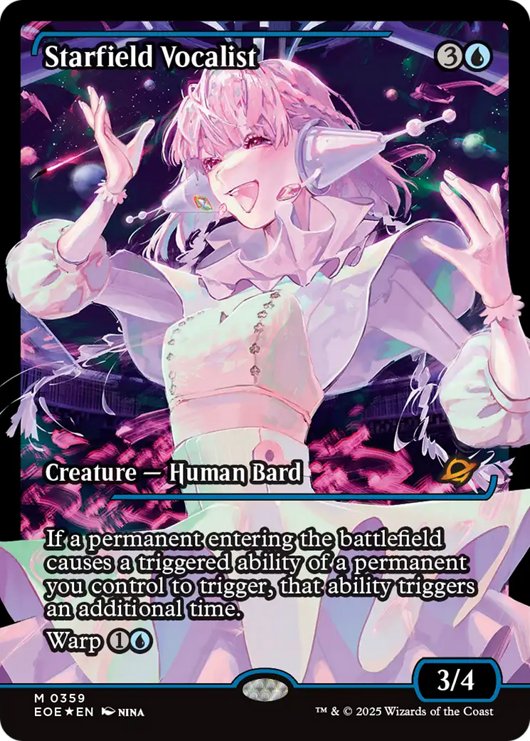 Starfield Vocalist (Showcase) [Edge of Eternities] | Exor Games Truro