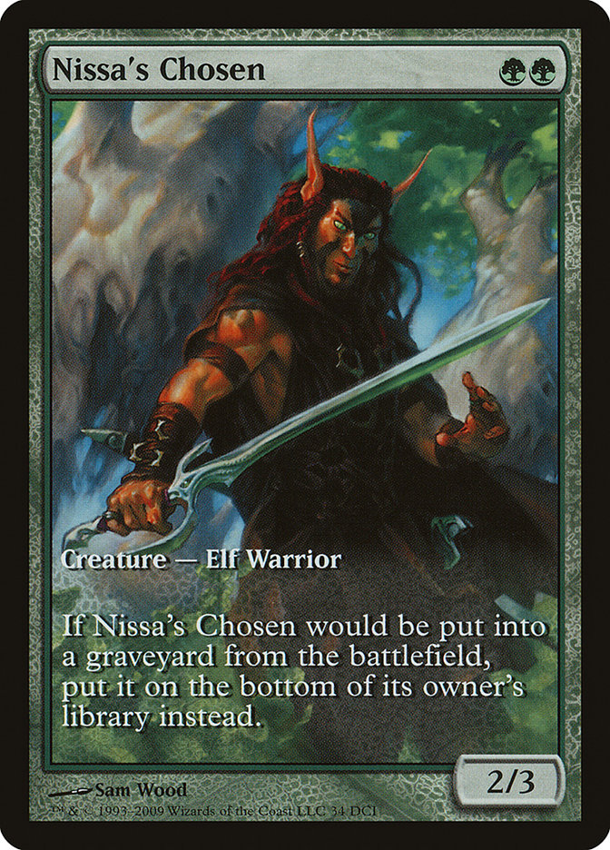 Nissa's Chosen (Game Day) (Extended Art) [Zendikar Promos] | Exor Games Truro