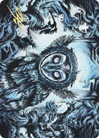 Vega, the Watcher Art Card (Gold-Stamped Signature) [Kaldheim Art Series] | Exor Games Truro