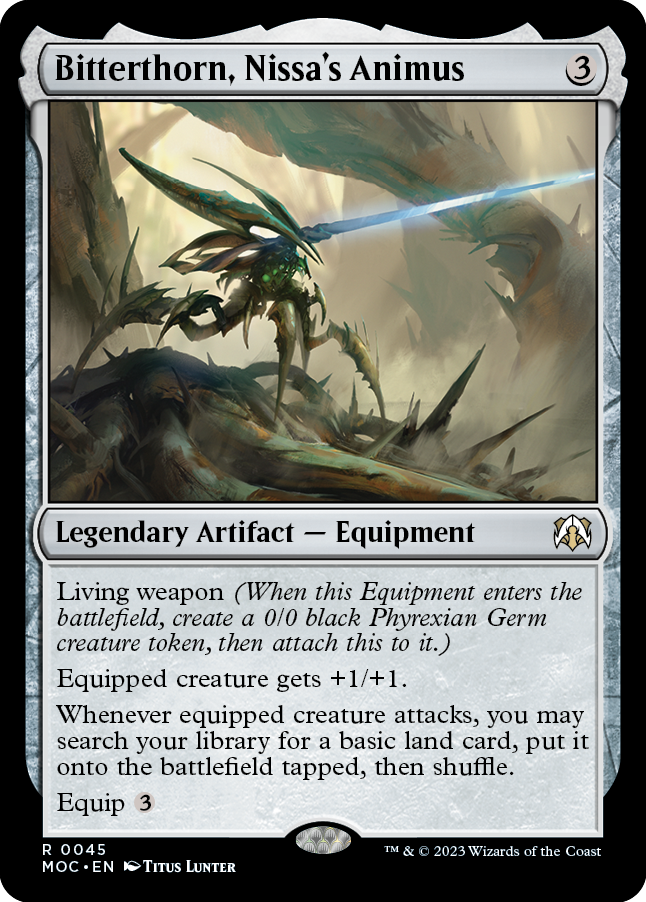 Bitterthorn, Nissa's Animus [March of the Machine Commander] | Exor Games Truro