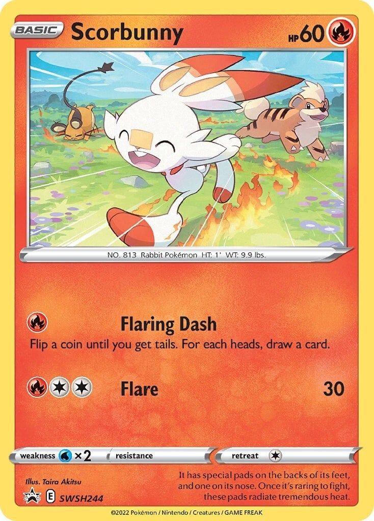 Scorbunny (SWSH244) [Sword & Shield: Black Star Promos] | Exor Games Truro