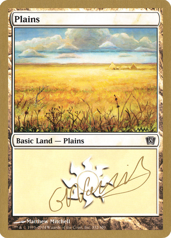 Plains (gn332) (Gabriel Nassif) [World Championship Decks 2004] | Exor Games Truro