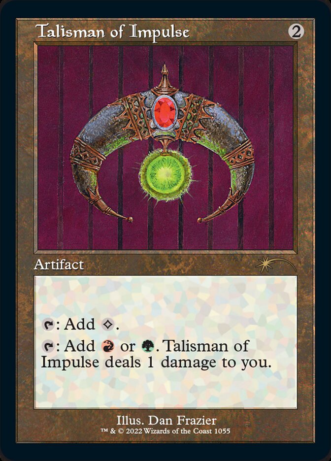 Talisman of Impulse (Foil Etched) [Secret Lair Drop Series] | Exor Games Truro