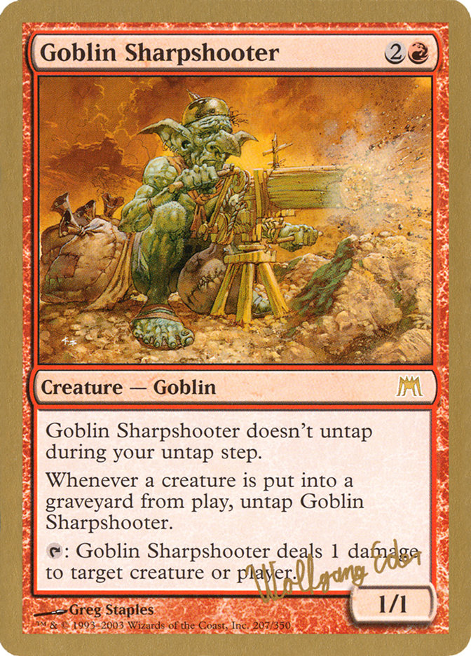 Goblin Sharpshooter (Wolfgang Eder) [World Championship Decks 2003] | Exor Games Truro