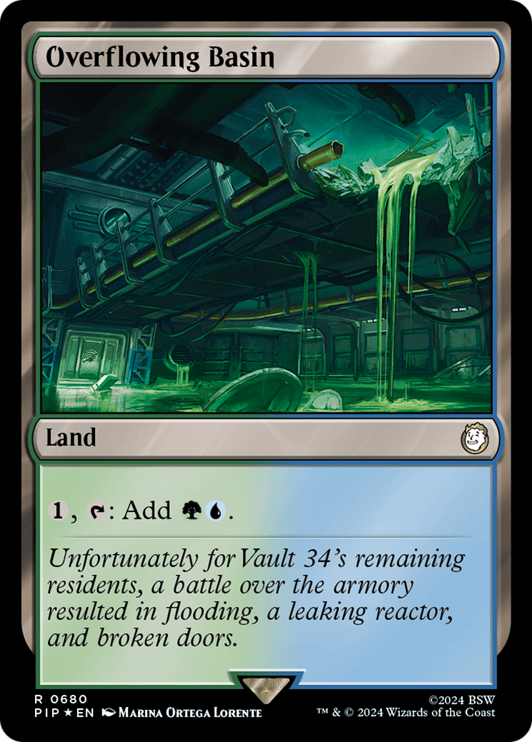 Overflowing Basin (Surge Foil) [Fallout] | Exor Games Truro