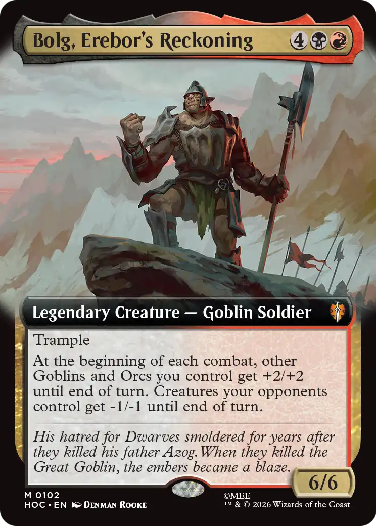 Bolg, Erebor's Reckoning (Extended Art) [The Hobbit: Eternal-Legal] | Exor Games Truro
