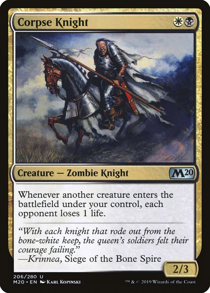 Corpse Knight (2/3) [Core Set 2020] | Exor Games Truro