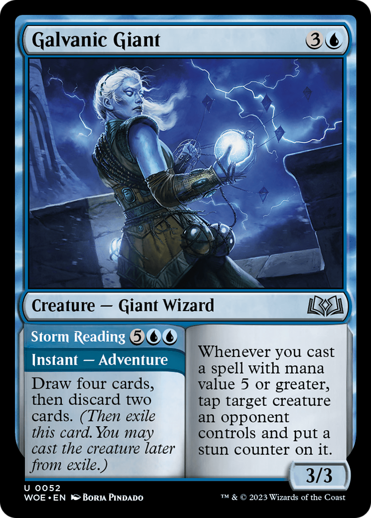 Galvanic Giant // Storm Reading [Wilds of Eldraine] | Exor Games Truro