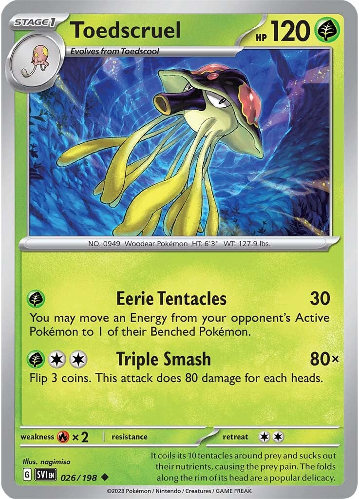Toedscruel (026/198) [Scarlet & Violet: Base Set] | Exor Games Truro