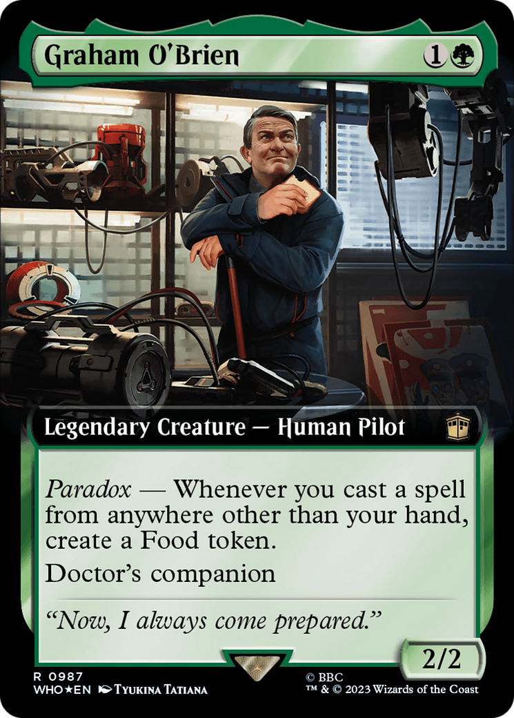 Graham O'Brien (Extended Art) (Surge Foil) [Doctor Who] | Exor Games Truro