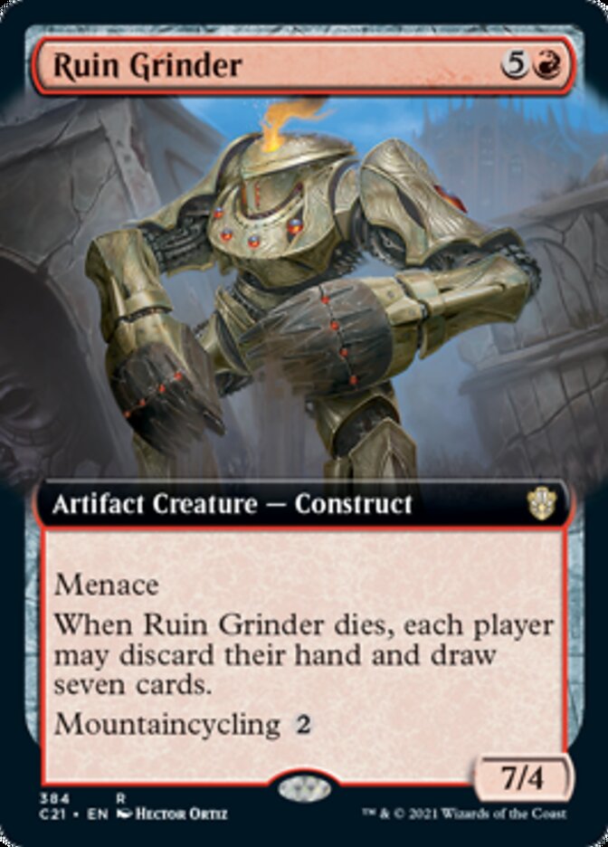 Ruin Grinder (Extended Art) [Commander 2021] | Exor Games Truro