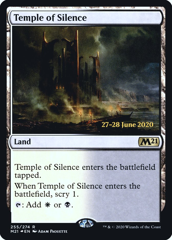 Temple of Silence [Core Set 2021 Prerelease Promos] | Exor Games Truro