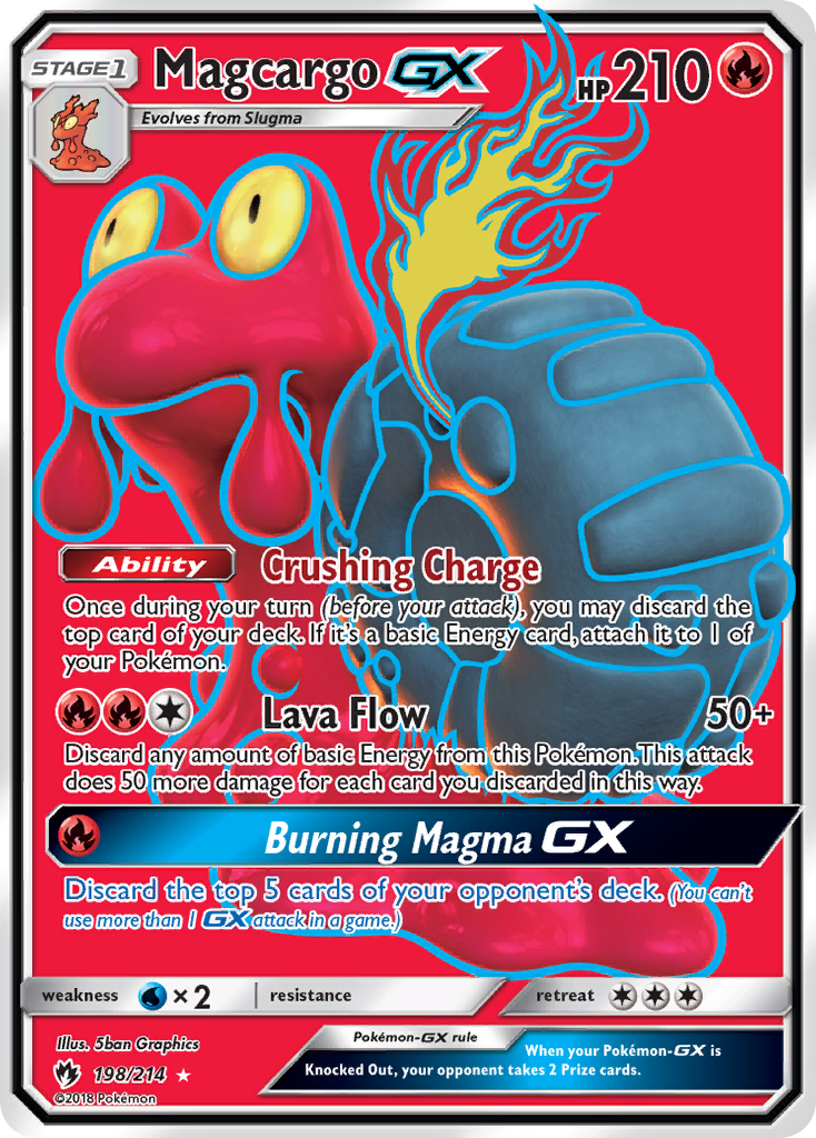 Magcargo GX (198/214) [Sun & Moon: Lost Thunder] | Exor Games Truro
