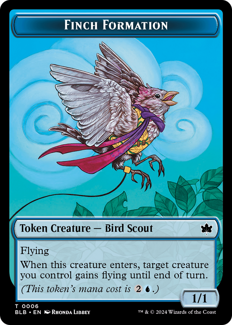 Finch Formation Token [Bloomburrow Tokens] | Exor Games Truro