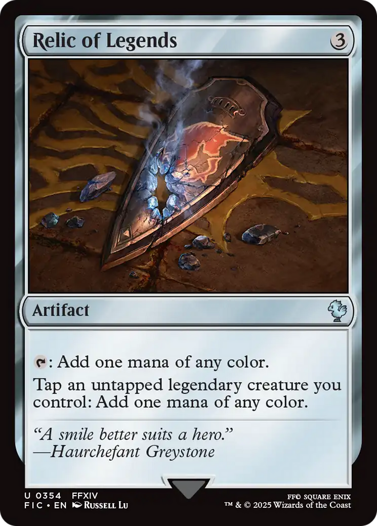 Relic of Legends [FINAL FANTASY Commander] | Exor Games Truro