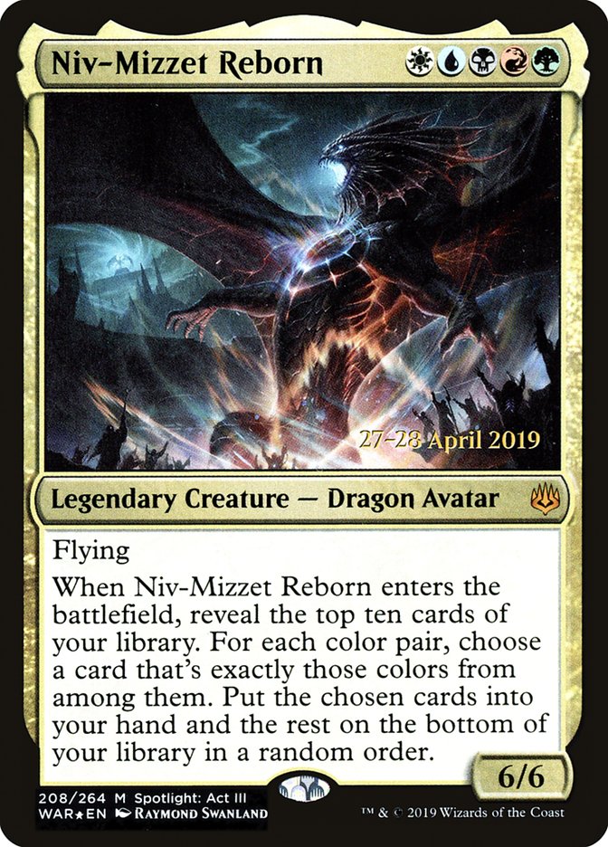 Niv-Mizzet Reborn [War of the Spark Prerelease Promos] | Exor Games Truro