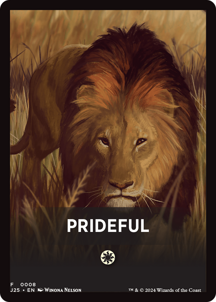 Prideful Theme Card [Foundations Jumpstart Front Cards] | Exor Games Truro