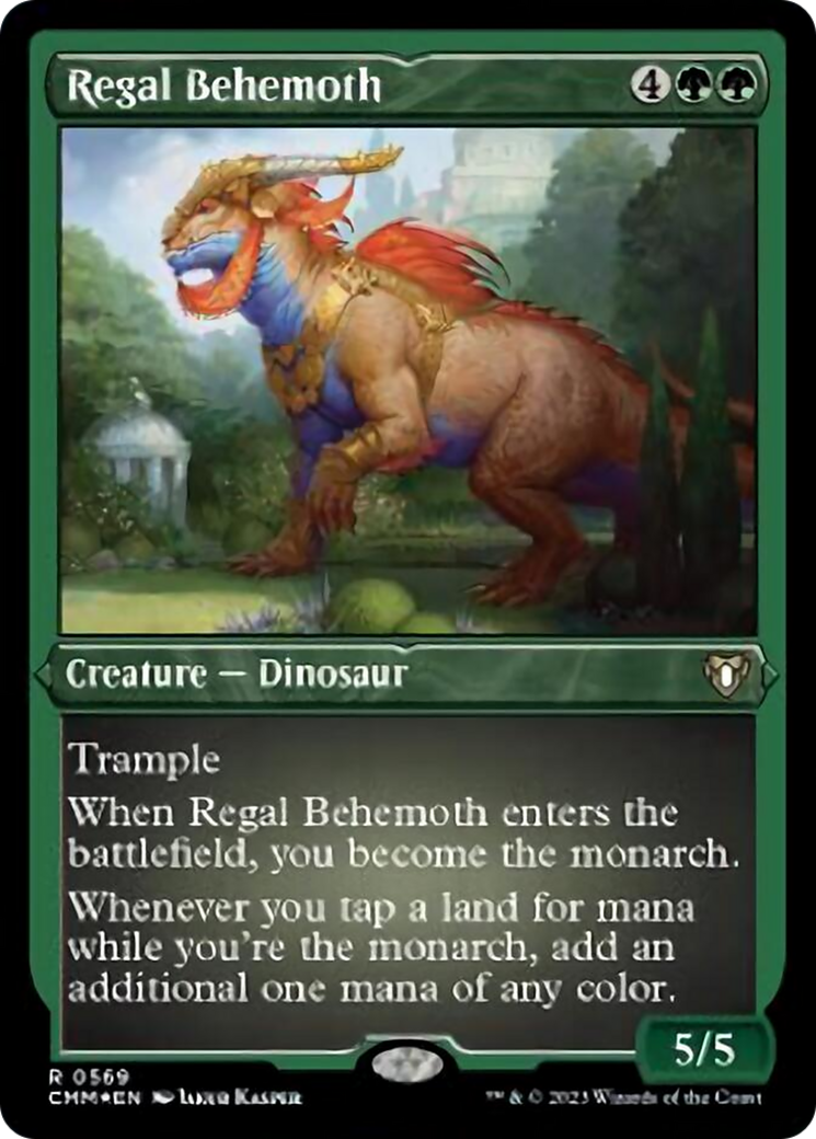 Regal Behemoth (Foil Etched) [Commander Masters] | Exor Games Truro