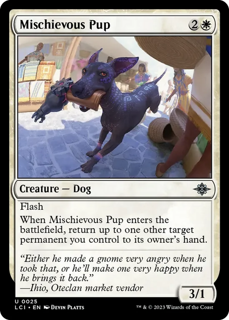 Mischievous Pup [The Lost Caverns of Ixalan] | Exor Games Truro