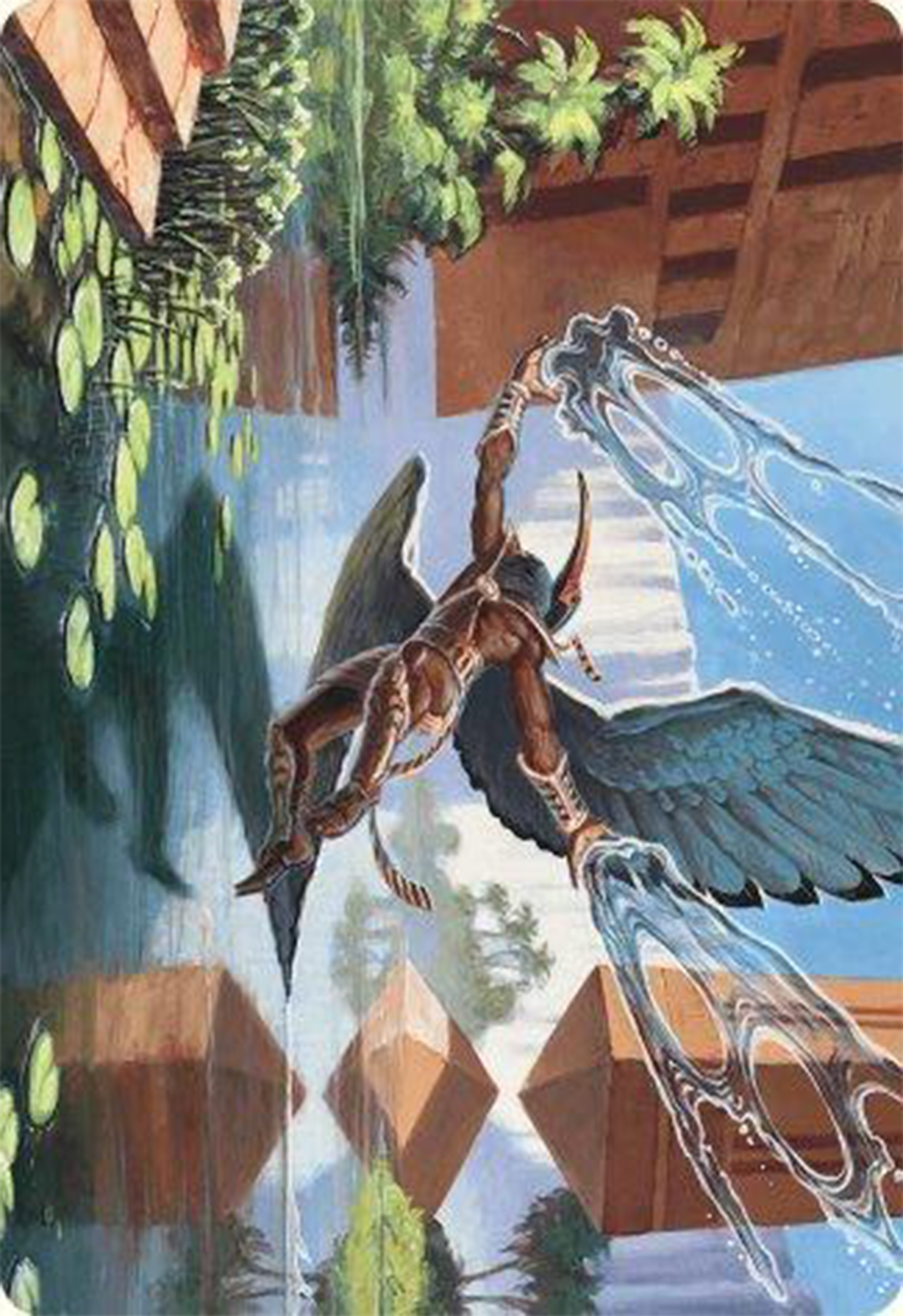 Nadu, Winged Wisdom Art Card [Modern Horizons 3 Art Series] | Exor Games Truro
