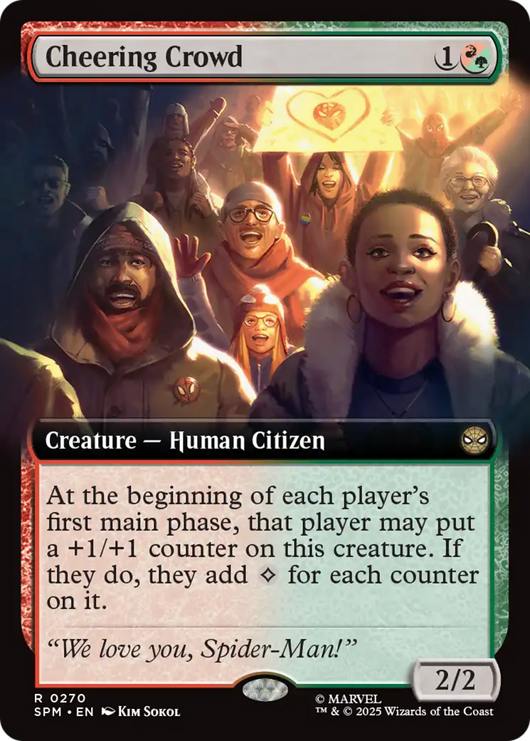 Cheering Crowd (Extended Art) [Marvel's Spider-Man] | Exor Games Truro