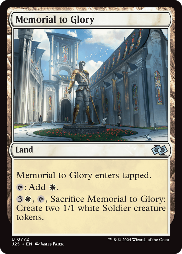 Memorial to Glory [Foundations Jumpstart] | Exor Games Truro