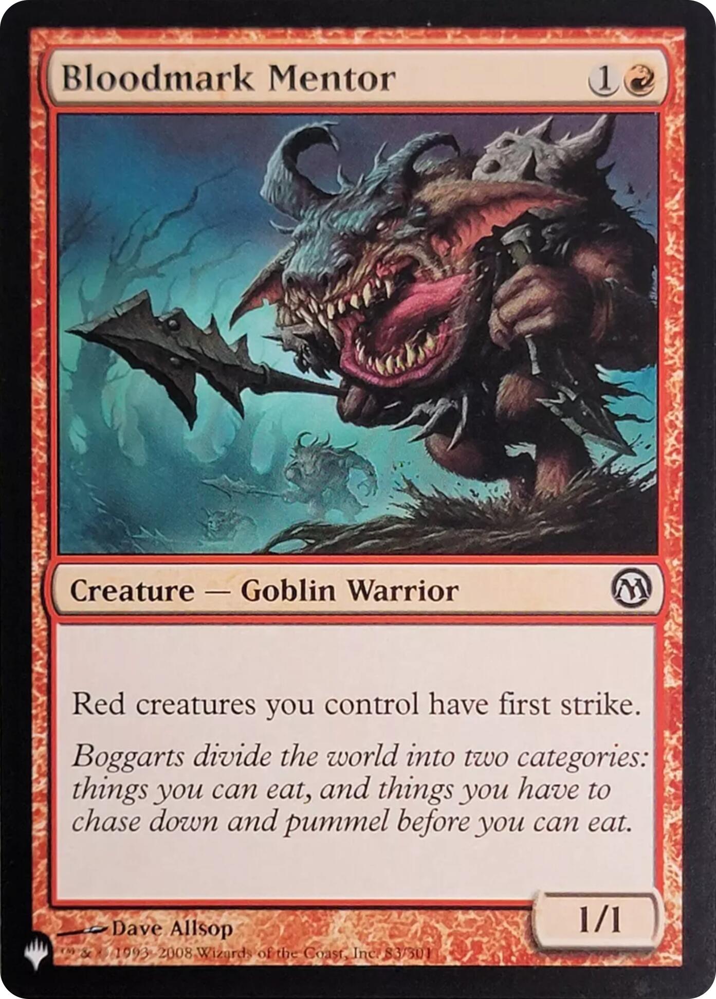 Bloodmark Mentor (83) [The List] | Exor Games Truro