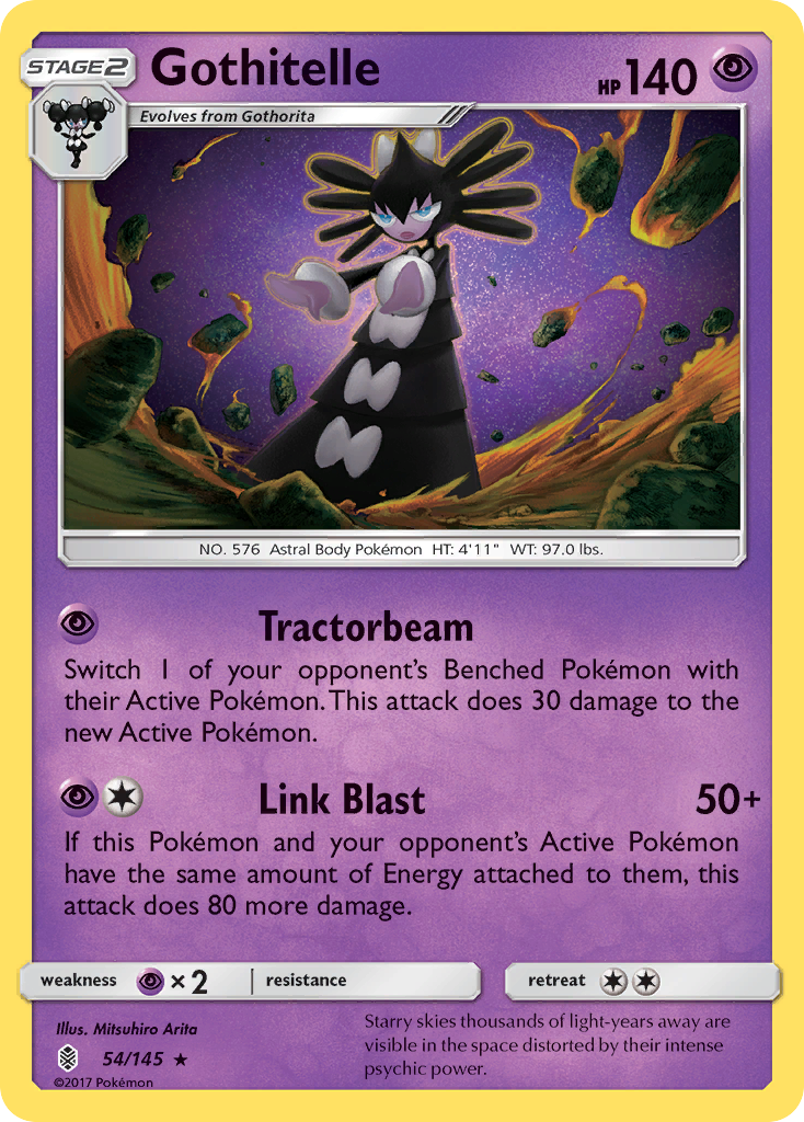 Gothitelle (54/145) [Sun & Moon: Guardians Rising] | Exor Games Truro