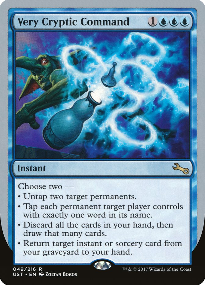 Very Cryptic Command (Untap) [Unstable] | Exor Games Truro