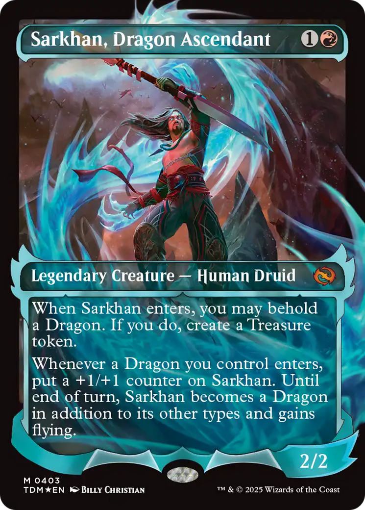 Sarkhan, Dragon Ascendant (0403) (Showcase) [Tarkir: Dragonstorm] | Exor Games Truro