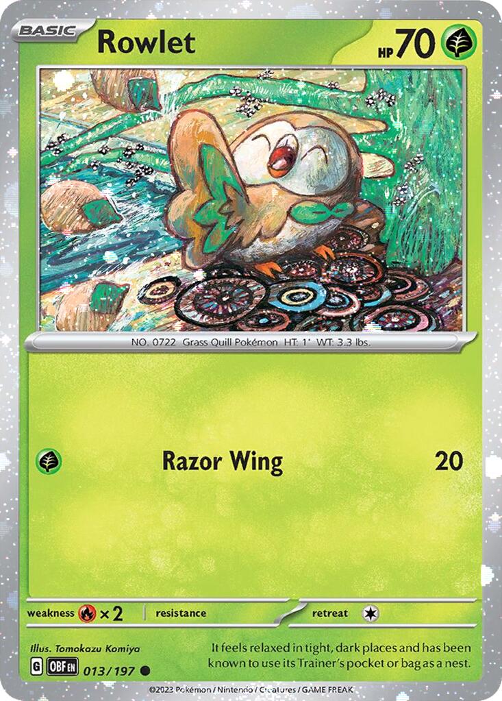 Rowlet (013/197) (Cosmos Holo) [Miscellaneous Cards] | Exor Games Truro