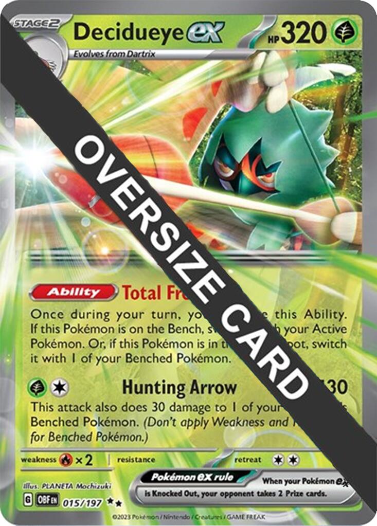 Decidueye ex (015/197) (Jumbo Card) [Miscellaneous Cards] | Exor Games Truro