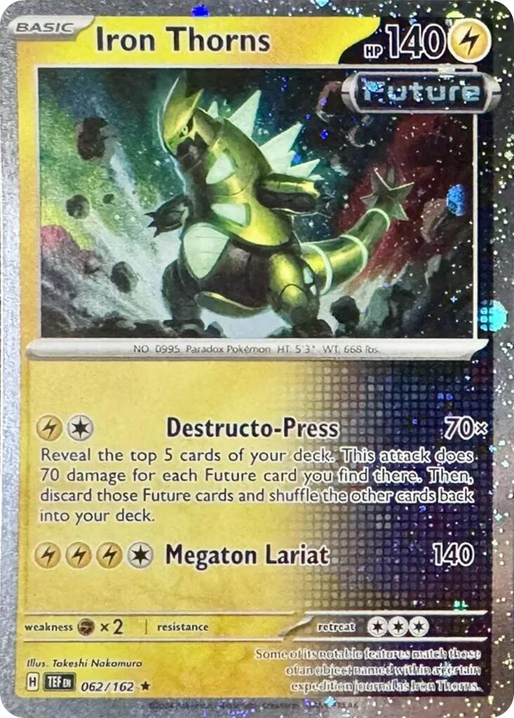 Iron Thorns (062/162) (Cosmos Holo) [Miscellaneous Cards] | Exor Games Truro