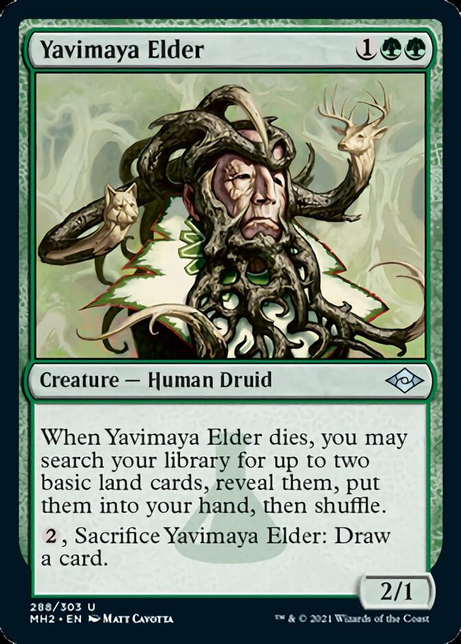 Yavimaya Elder (Foil Etched) [Modern Horizons 2] | Exor Games Truro