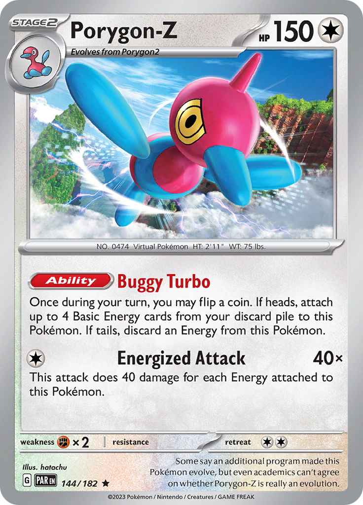 Porygon-Z (144/182) [Scarlet & Violet: Paradox Rift] | Exor Games Truro