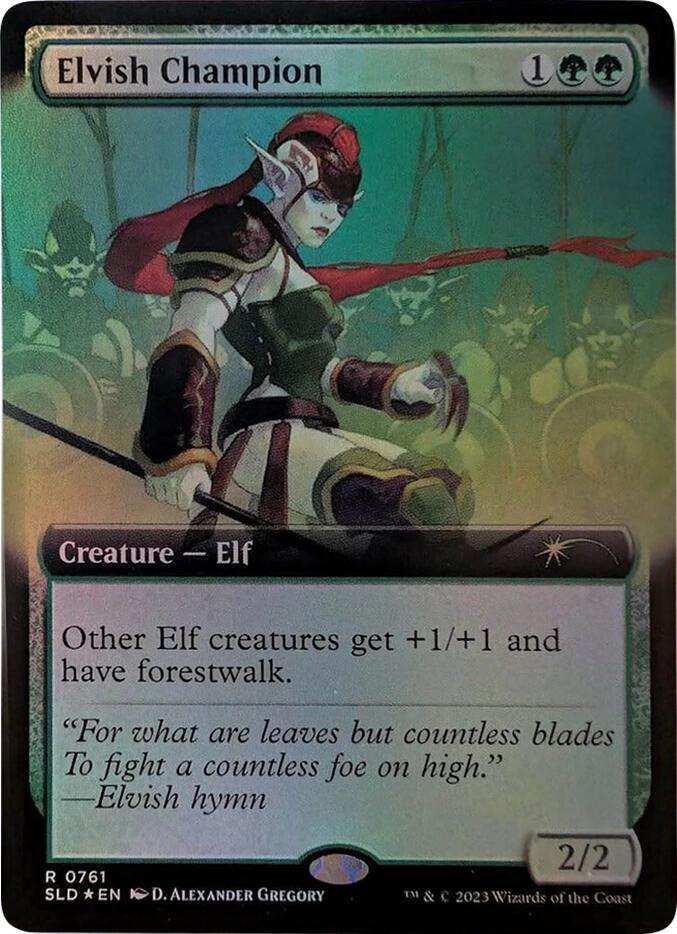 Elvish Champion (Extended Art) [Secret Lair Drop Series] | Exor Games Truro