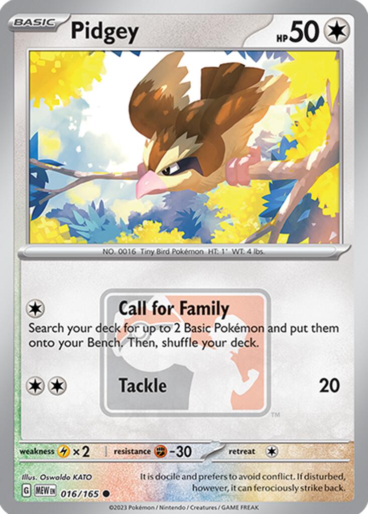 Pidgey (016/165) [League & Championship Cards] | Exor Games Truro