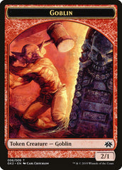 Dragon // Goblin Double-Sided Token [Ravnica Allegiance Guild Kit Tokens] | Exor Games Truro