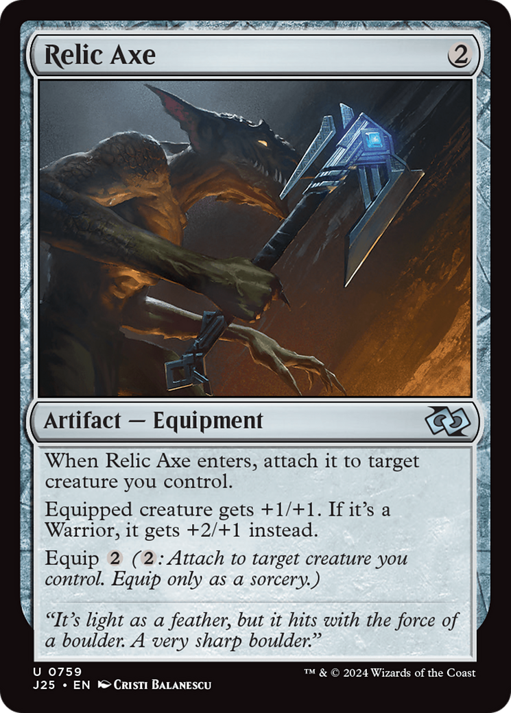Relic Axe [Foundations Jumpstart] | Exor Games Truro