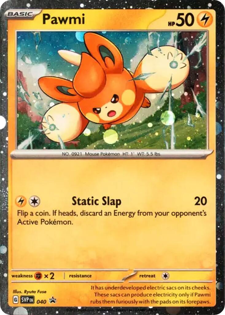 Pawmi (040) (Cosmos Holo) [Scarlet & Violet: Black Star Promos] | Exor Games Truro