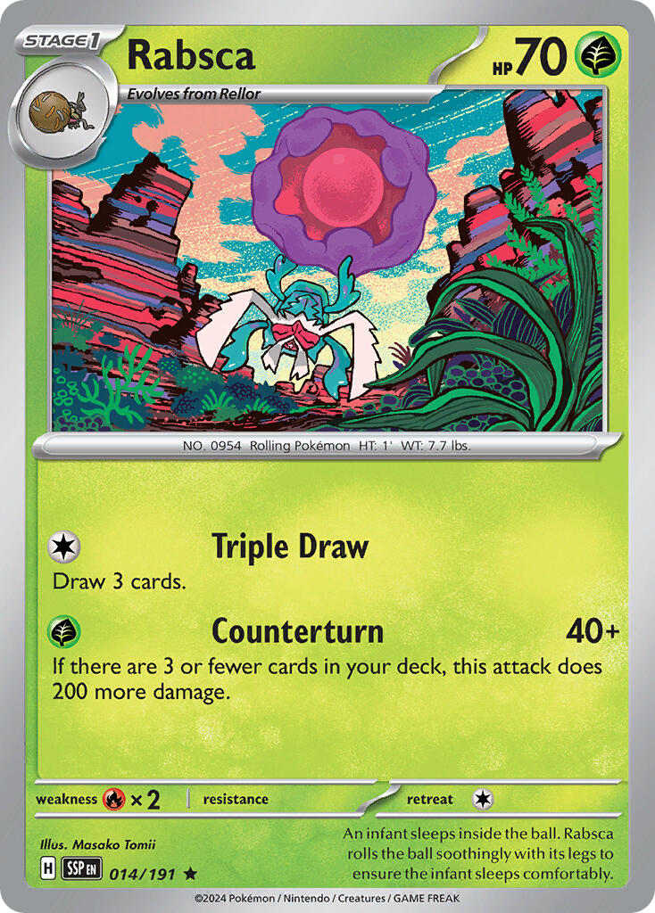Rabsca (014/191) (Theme Deck Exclusive) [Scarlet & Violet: Surging Sparks] | Exor Games Truro