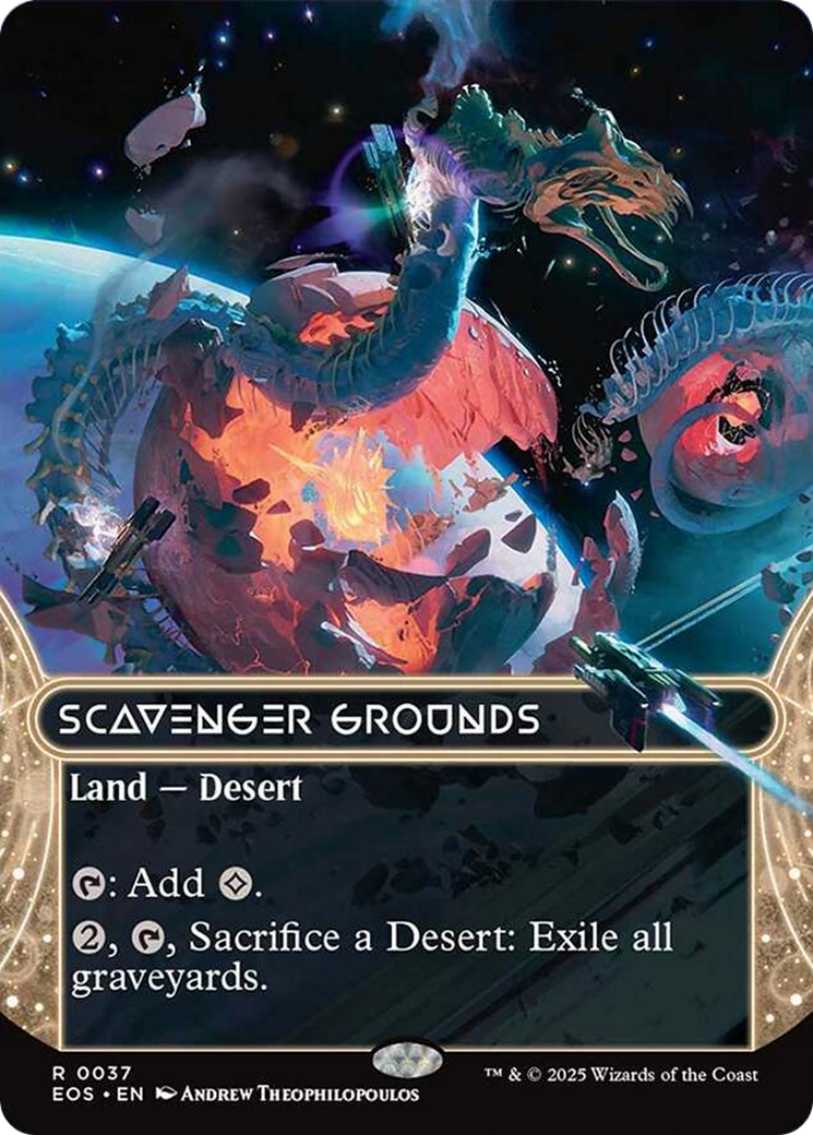 Scavenger Grounds (0037) (Borderless) [Edge of Eternities: Stellar Sights] | Exor Games Truro